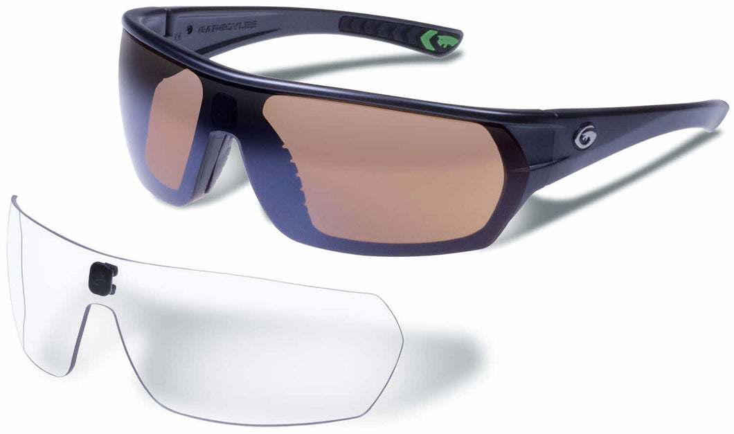 Gargoyles SHIFTER MATTE GRAPHITE METALLIC/BROWN/SILVER Sunglasses