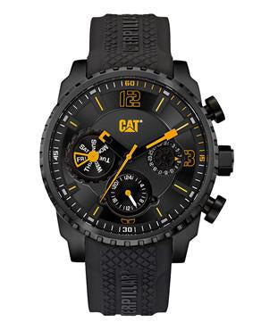 CATERPILLAR Mossville Black Rubber Strap Watch