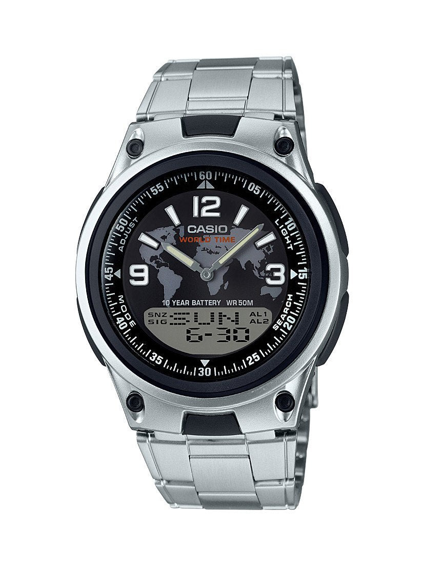 Casio Men's AW80D-1AVCB 10-Year Battery Ana-Digi Bracelet Watch