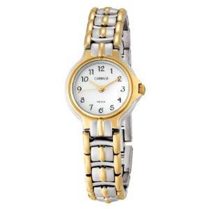 Carriage Womens Two Tone Bracelet Watch