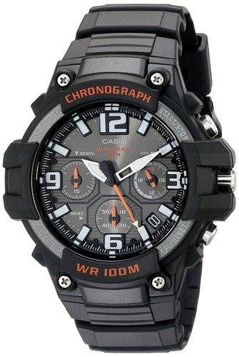 Casio Mens Heavy Duty-Design Chronograph Black Watch