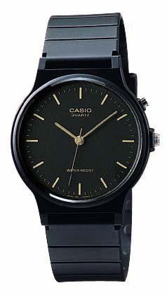 Casio Mens Watch with Black Resin Band
