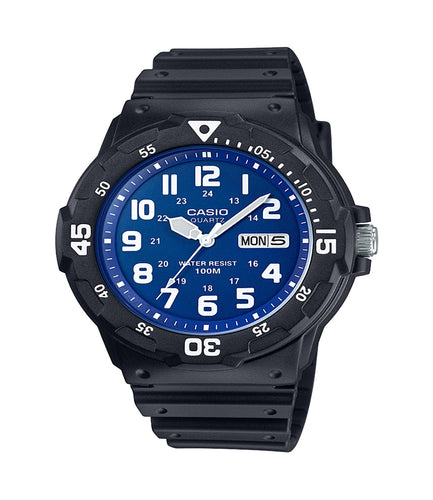 Casio Men's Dive Style Watch, Black/Blue