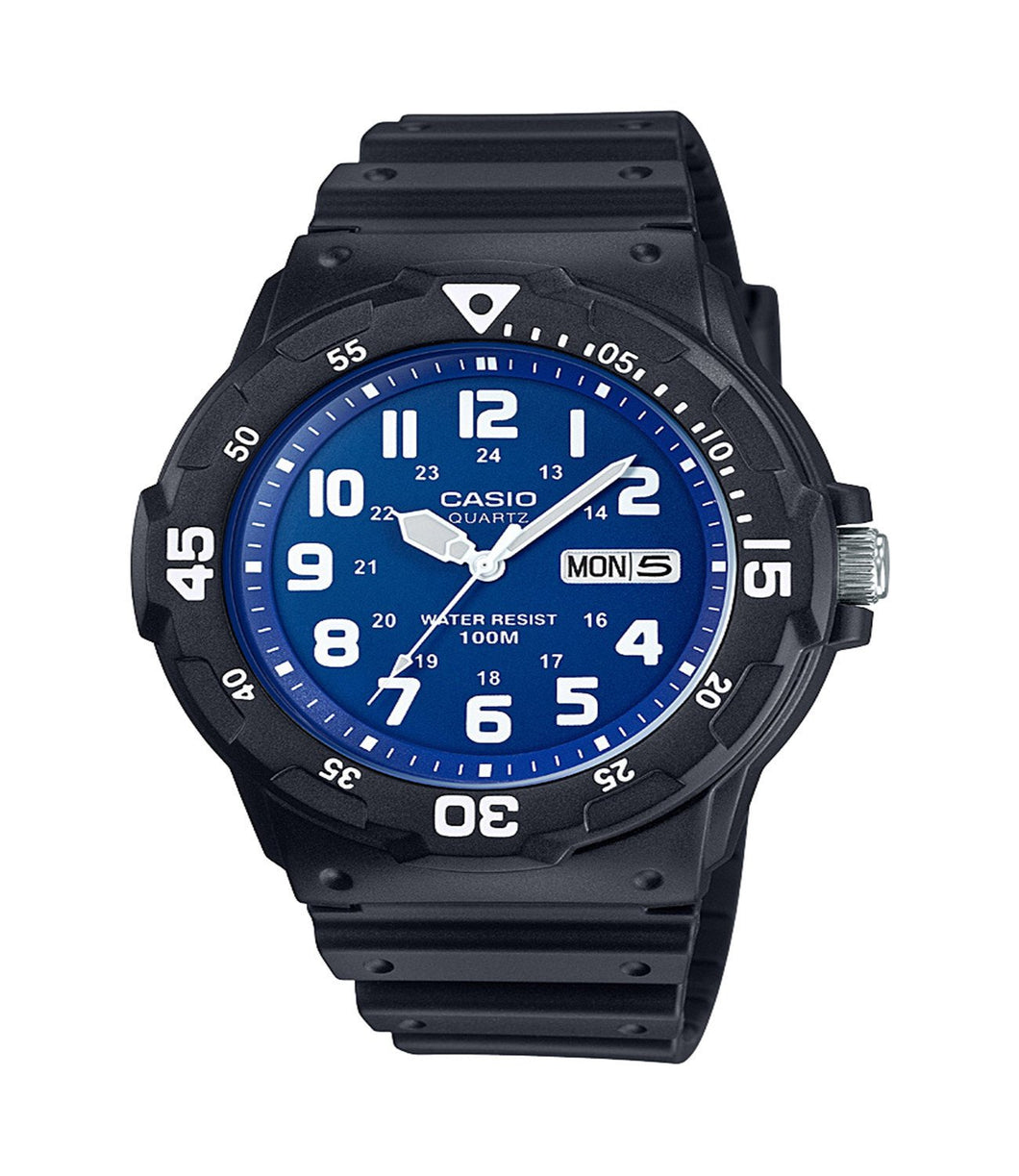 Casio Men's Dive Style Watch, Black/Blue