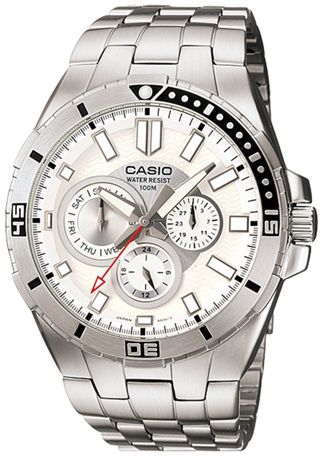 Casio Mens Stainless Steel Dive Watch