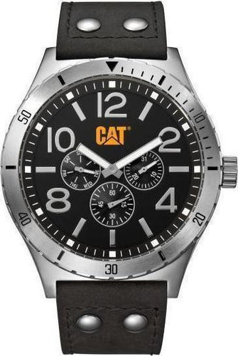 CATERPILLAR Camden Black Leather Strap