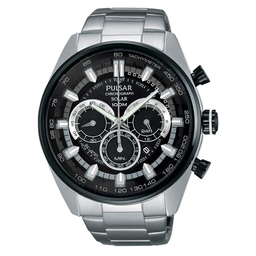 Mens Solar Chronograph Watch