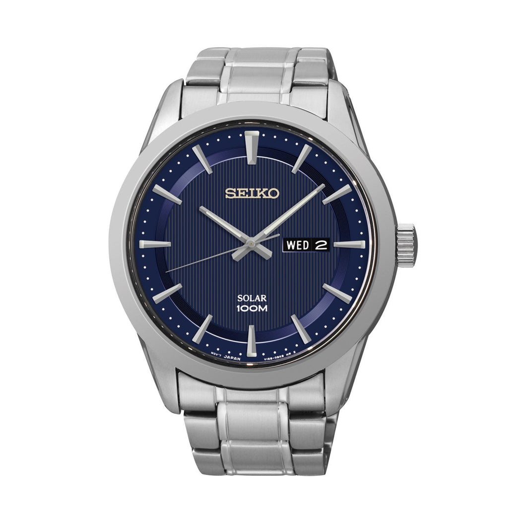 Seiko Mens Silvertone Analog Dress Watch