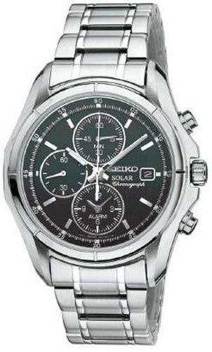 Seiko Mens Solar Alarm Chronograph Watch