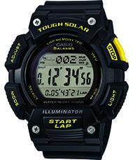Casio Mens Tough Solar Runner Digital Black and Yellow Watch
