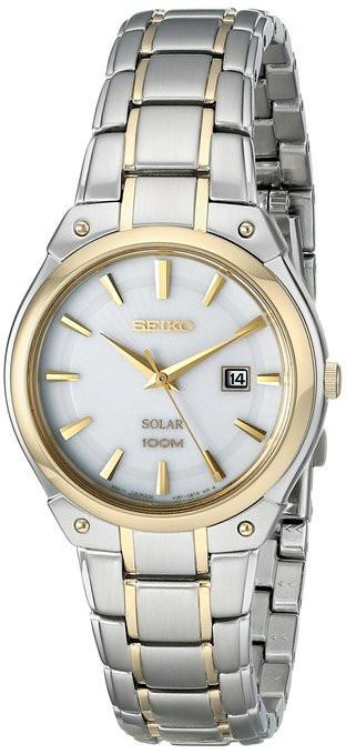 Seiko Womens Two Tone Stainless Steel Dress Watch