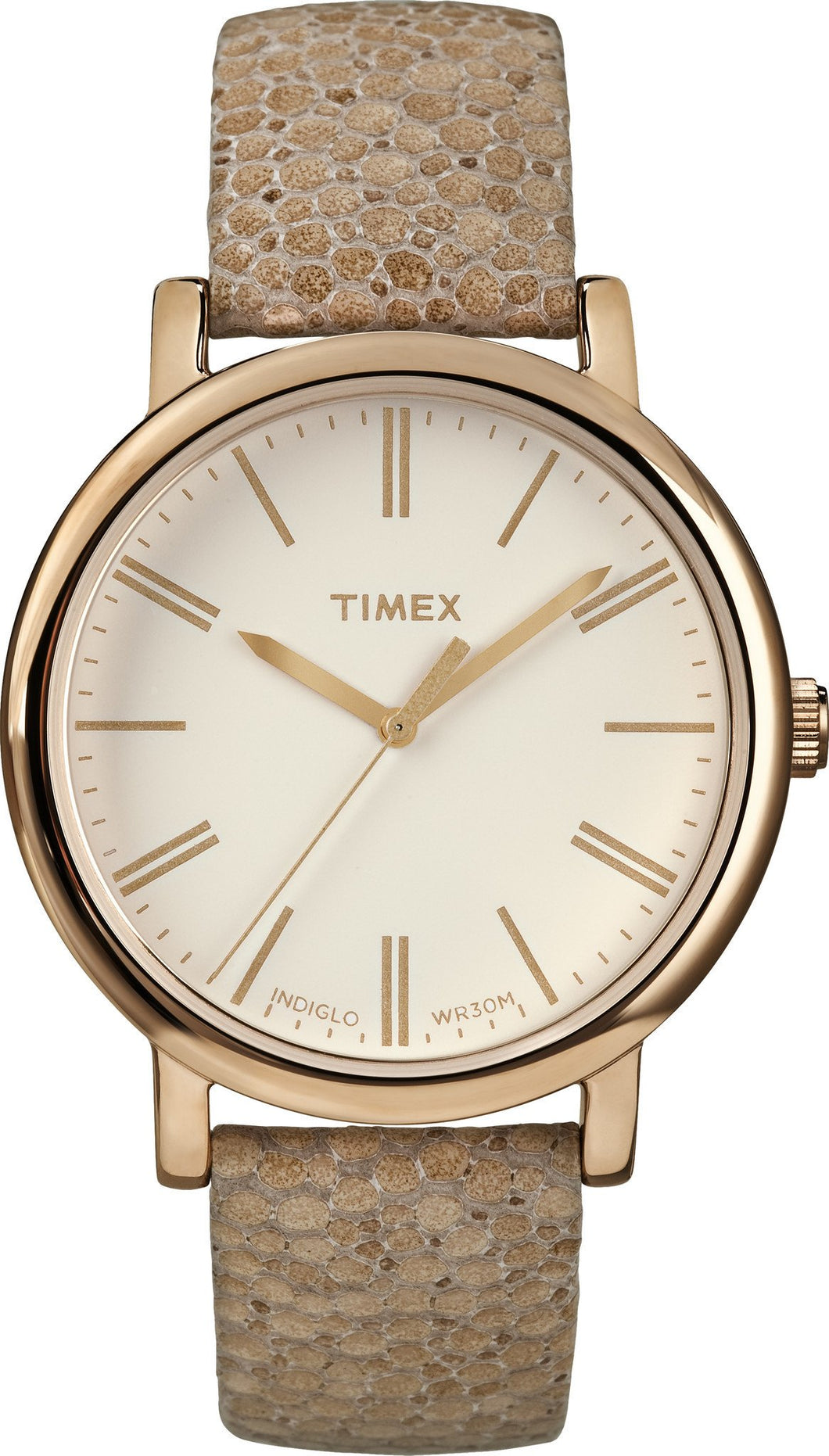 Timex Womens Originals Brown Pattern Easy Read Watch