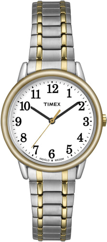 TIMEX Womens Easy Reader Silver / gold expansion band