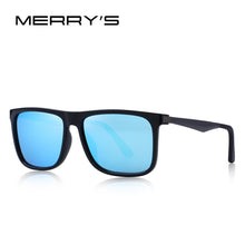 Load image into Gallery viewer, MERRY&#39;S DESIGN Men Polarized Square Sunglasses Fashion Male Eyewear Aviation Aluminum Legs 100% UV Protection S&#39;8250