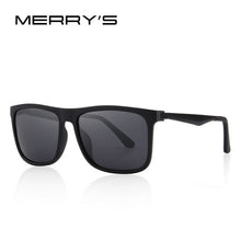 Load image into Gallery viewer, MERRY&#39;S DESIGN Men Polarized Square Sunglasses Fashion Male Eyewear Aviation Aluminum Legs 100% UV Protection S&#39;8250