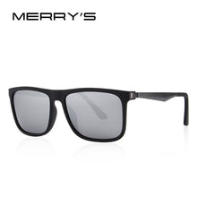 Load image into Gallery viewer, MERRY&#39;S DESIGN Men Polarized Square Sunglasses Fashion Male Eyewear Aviation Aluminum Legs 100% UV Protection S&#39;8250