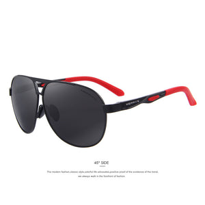 MERRY'S Men Classic Brand Sunglasses HD Polarized Aluminum Sun glasses EMI Defending Coating Lens Driving Shades S'8611