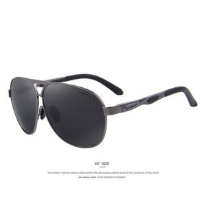 MERRY'S Men Classic Brand Sunglasses HD Polarized Aluminum Sun glasses EMI Defending Coating Lens Driving Shades S'8611