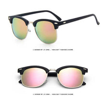 Load image into Gallery viewer, Women Sunglasses Retro Sun glasses Square Reflective Coating Lens Glasses Men Fashion Rivet Eyewear Female Vintage Shades UV400