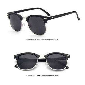 Women Sunglasses Retro Sun glasses Square Reflective Coating Lens Glasses Men Fashion Rivet Eyewear Female Vintage Shades UV400