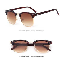 Load image into Gallery viewer, Women Sunglasses Retro Sun glasses Square Reflective Coating Lens Glasses Men Fashion Rivet Eyewear Female Vintage Shades UV400