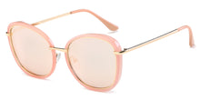 Load image into Gallery viewer, Women Retro Metal Round Cat Eye Oversized UV Protection Fashion Sunglasses