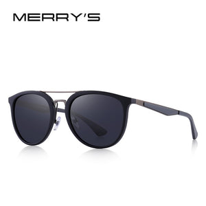 MERRY'S DESIGN Men Classic Retro Polarized Sunglasses Stainless steel Bridge Lighter Design UV400 Protection S'8129