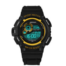 Load image into Gallery viewer, Fashion 3Bar CR2025 Round Watch Sport Waterproof Watch LED Casual Display Digital Multifunction Men Electronic Resistant