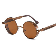 Load image into Gallery viewer, Round Metal Sunglasses Steampunk Men Women Fashion Glasses Brand