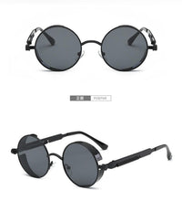 Load image into Gallery viewer, Round Metal Sunglasses Steampunk Men Women Fashion Glasses Brand