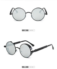 Load image into Gallery viewer, Round Metal Sunglasses Steampunk Men Women Fashion Glasses Brand