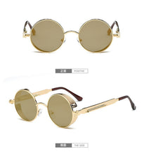 Load image into Gallery viewer, Round Metal Sunglasses Steampunk Men Women Fashion Glasses Brand