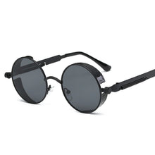 Load image into Gallery viewer, Round Metal Sunglasses Steampunk Men Women Fashion Glasses Brand