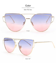 Load image into Gallery viewer, RTBOFY Vintage Cat eye Women Sunglasses Metal Frame glasses Female Shades Oculos UV400