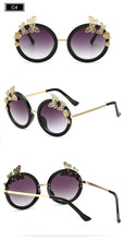 Load image into Gallery viewer, RTBOFY Round Women Sunglasses Butterfly embellished Frame Glasses UV400