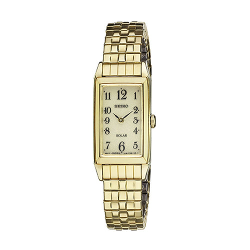 Seiko Womens Goldtone Stainless Dress Watch